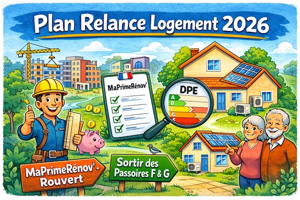 Plan Relance Logement 2026 : nouveautés pour les propriétaires