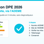 Attestation DPE ADEME 2026 : obtenir gratuitement sa nouvelle étiquette énergétique en 5 étapes