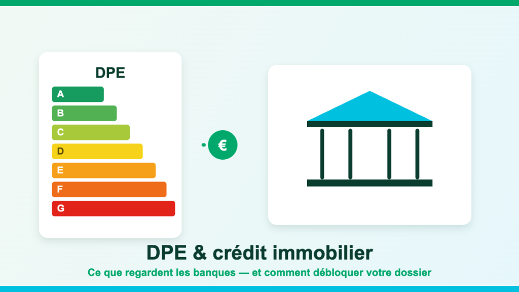 Étiquette DPE et banque : DPE et crédit immobilier