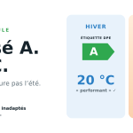 Logement classé A au DPE dépassant 41 °C en canicule